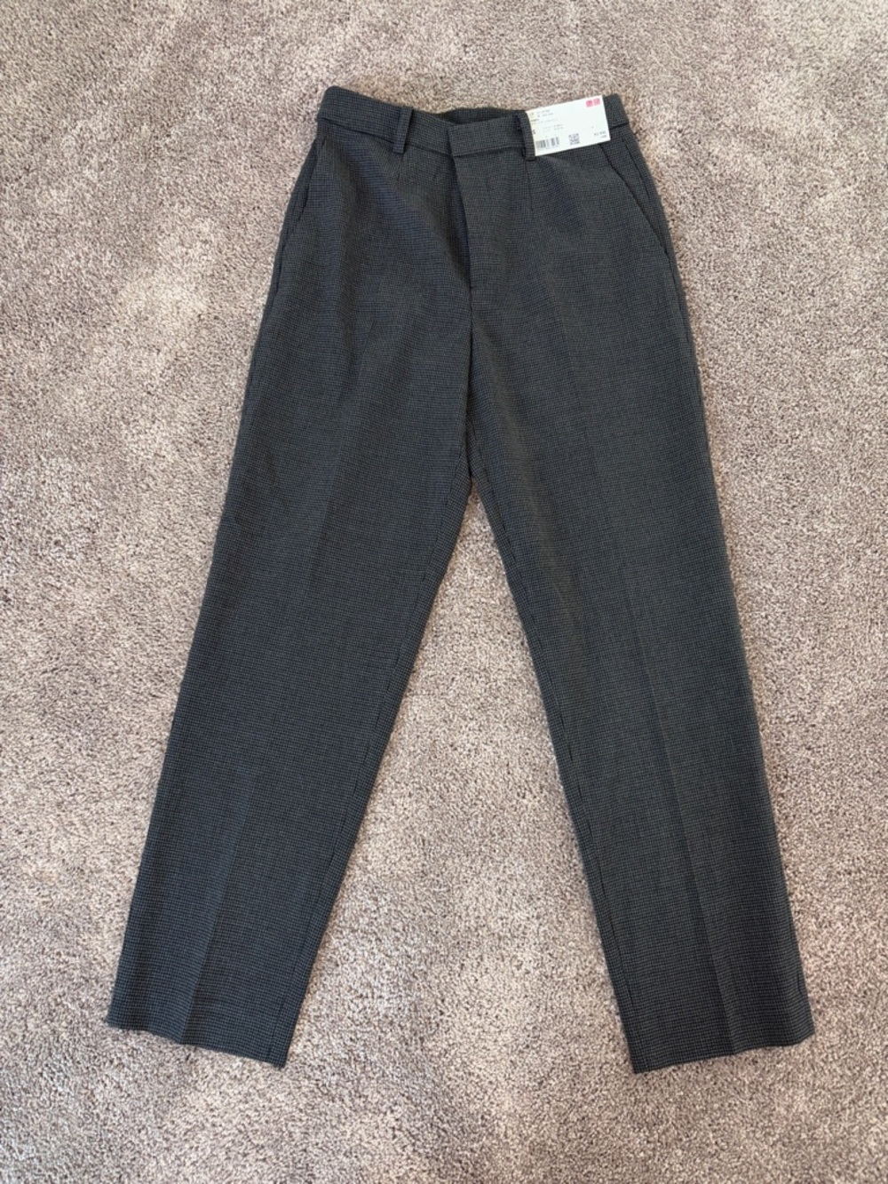 Women’s Uniqlo Charcoal houndstooth Dress Pants size S
